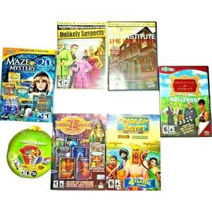 Lot 40+ Viva Mysteries Hidden Object Mystery Adventure PC Games CD-ROM Computer